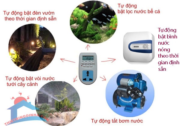 ổ cắm điện hẹn giờ thời gian thực AL-06 ổ cắm hẹn giờ điện tử giá rẻ