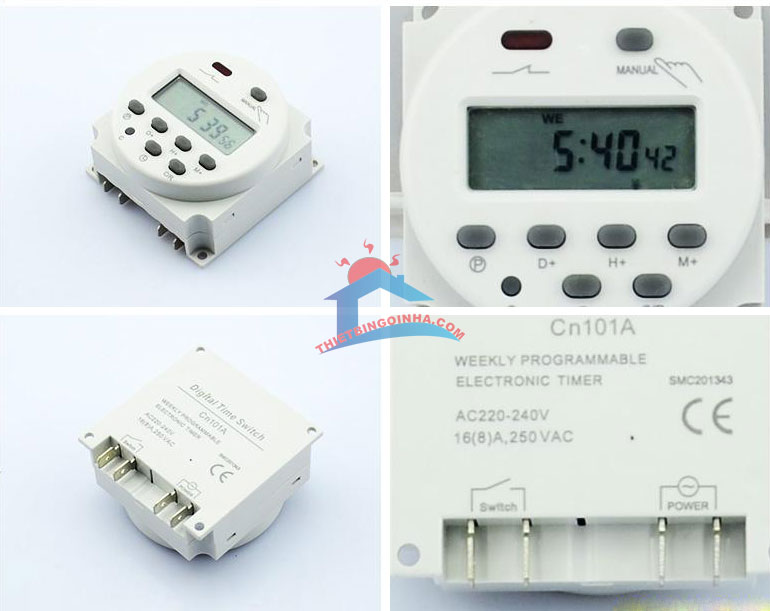 cong-tac-hen-gio-cn101a công tắc hẹn giờ  bật tắt thiết bị điện CN101A