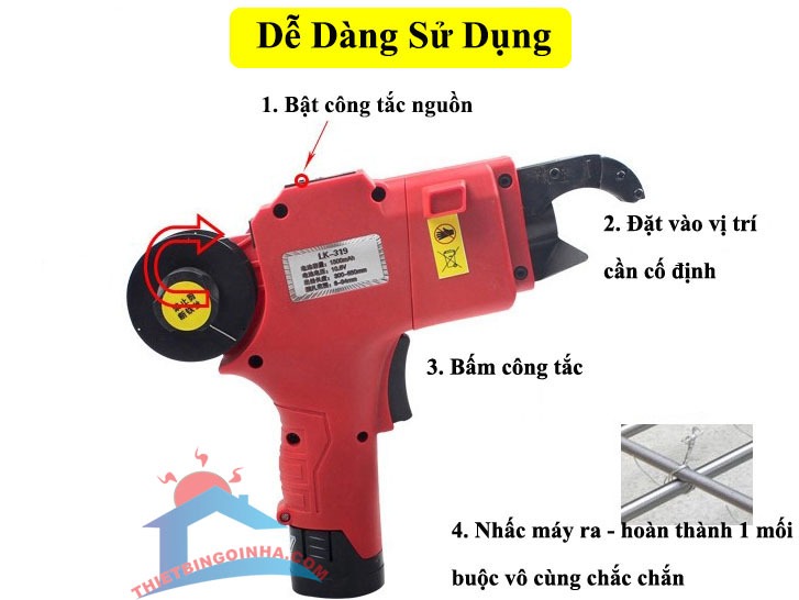 máy buộc thép xây dựng tự động