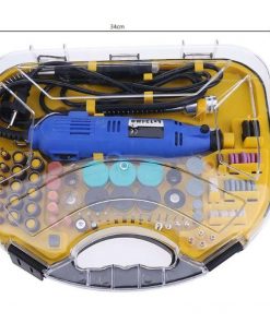 Bộ dụng cụ máy khoan mài khắc mini đa năng 211 chi tiết HT365