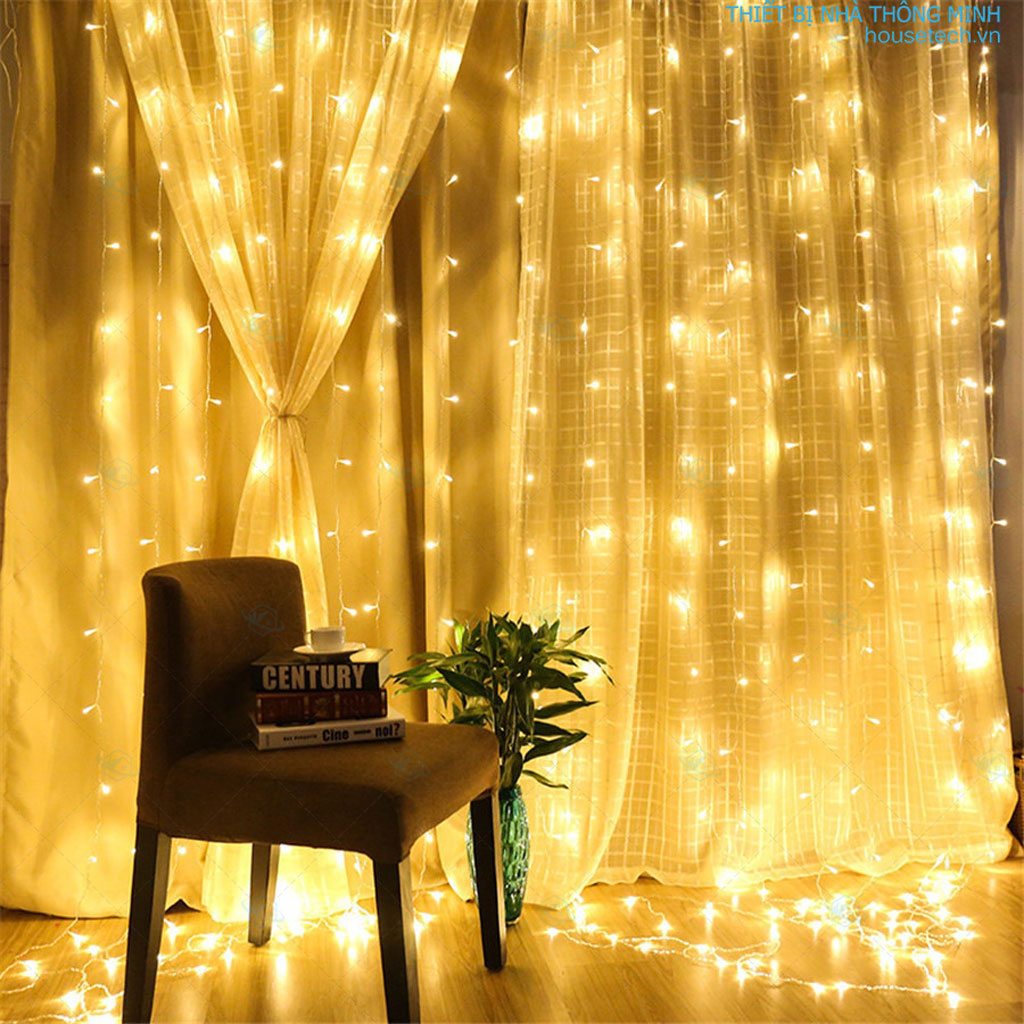 ánh sáng đèn led dạng rèm