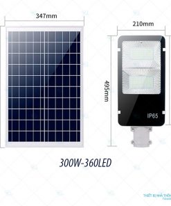 Đèn 300W -Đèn đường năng lượng mặt trời tốt nhất